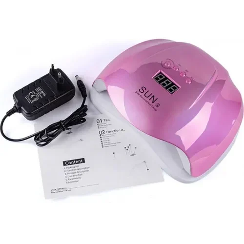 Λάμπα Νυχιών SUN X 54W – UV/LED | με Χρονοδιακόπτη & Οθόνη LCD για Ημιμόνιμο και Gel - Image 3