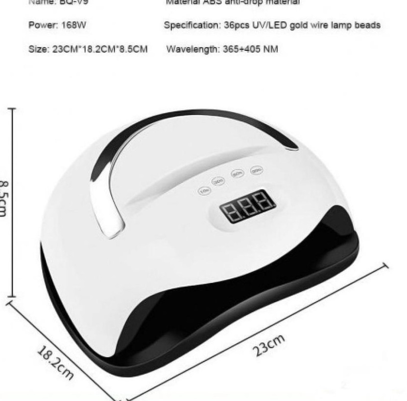 Λάμπα Νυχιών SUN X5 Max 168W Ροζ | LED/UV για Gel & Ημιμόνιμο, με Ψηφιακή Οθόνη & Αισθητήρα Κίνησης - Image 3
