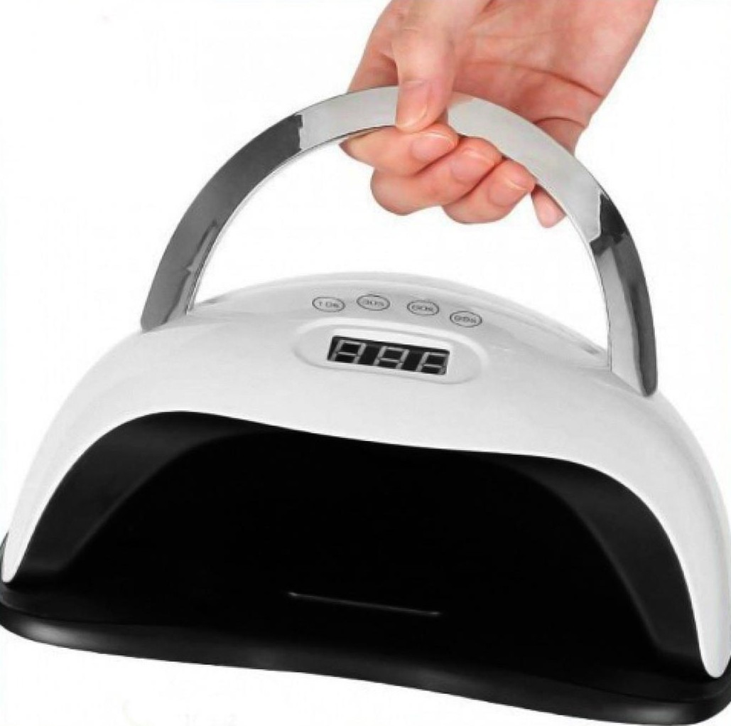 Λάμπα Νυχιών SUN X5 Max 168W Ροζ | LED/UV για Gel & Ημιμόνιμο, με Ψηφιακή Οθόνη & Αισθητήρα Κίνησης - Image 2