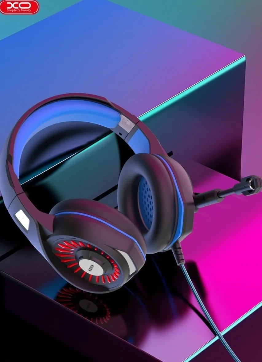 XO GE-03 Over Ear Gaming Headset με σύνδεση 2x3.5mm - USB - Image 7