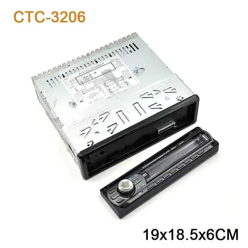Ηχοσύστημα Αυτοκινήτου 1DIN | PerVoi CTC-3206 με Bluetooth, USB & MP3/MP4 Player – Μαύρο - Image 2