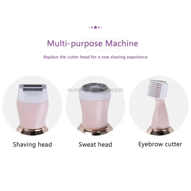 Ηλεκτρική Συσκευή Αποτρίχωσης SURKER SK-219 3 σε 1 | Trimmer για Σώμα, Πρόσωπο & Ευαίσθητες Περιοχές, Επαναφορτιζόμενο - Image 3
