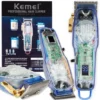 Kemei KM-2707PG Διαφανής Κουρευτική Μηχανή – Επαγγελματική Skeleton Clipper | με LED και Linear Motor - Image 5
