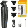Kemei KM-2299 Trimmer Περιγράμματος | Επαναφορτιζόμενη Μηχανή | Μαλλιών & Γενιών | με T-Blade και USB Φόρτιση - Image 5
