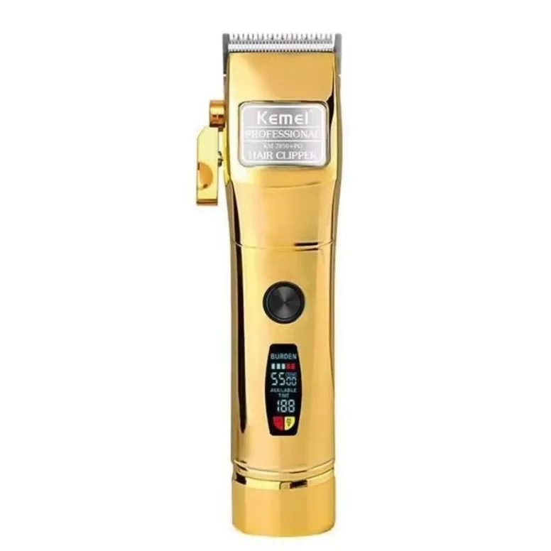 Kemei KM-2850PG | Επαγγελματική Επαναφορτιζόμενη Κουρευτική Μηχανή Χρυσή