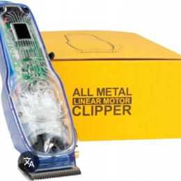 Kemei KM-2707PG Διαφανής Κουρευτική Μηχανή – Επαγγελματική Skeleton Clipper | με LED και Linear Motor