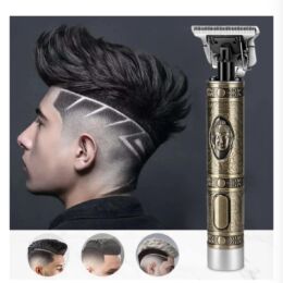 Trimmer Μαλλιών HW-T9 με Ανάγλυφο Σχέδιο Buddha - Επαναφορτιζόμενη | Ασύρματη Μηχανή Περιποίησης