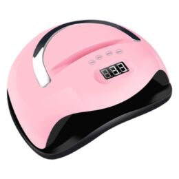 Λάμπα Νυχιών SUN X5 Max 168W Ροζ | LED/UV για Gel & Ημιμόνιμο, με Ψηφιακή Οθόνη & Αισθητήρα Κίνησης