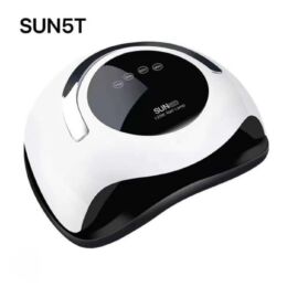 Λάμπα Νυχιών SUN 5T 120W | LED/UV για Gel & Ημιμόνιμο | με Οθόνη & 4 Χρονοδιακόπτες
