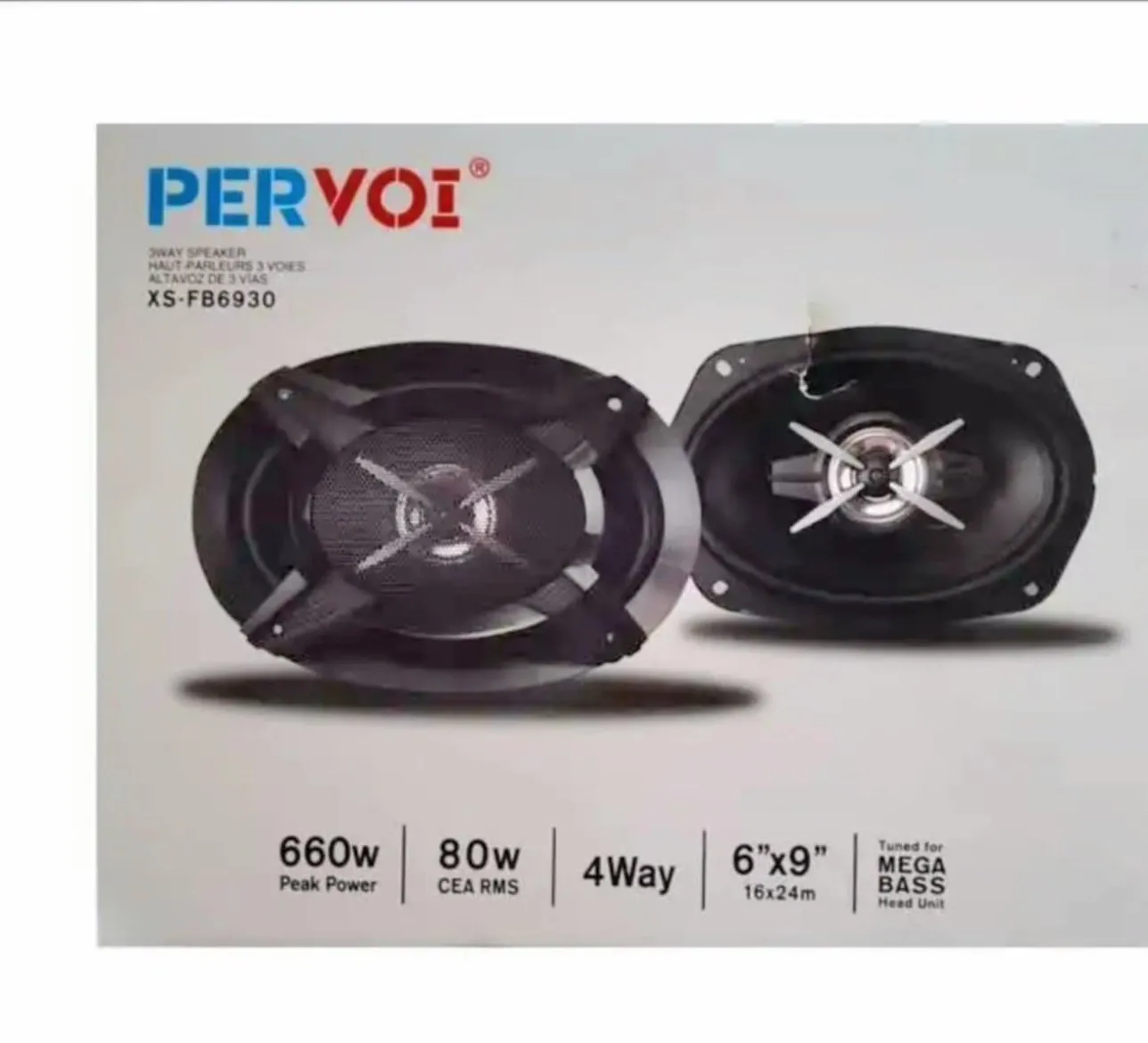 Ηχείο Αυτοκινήτου 6x9" | 4-Way 660W Max - 80W RMS Mega Bass Xs-Fb6930