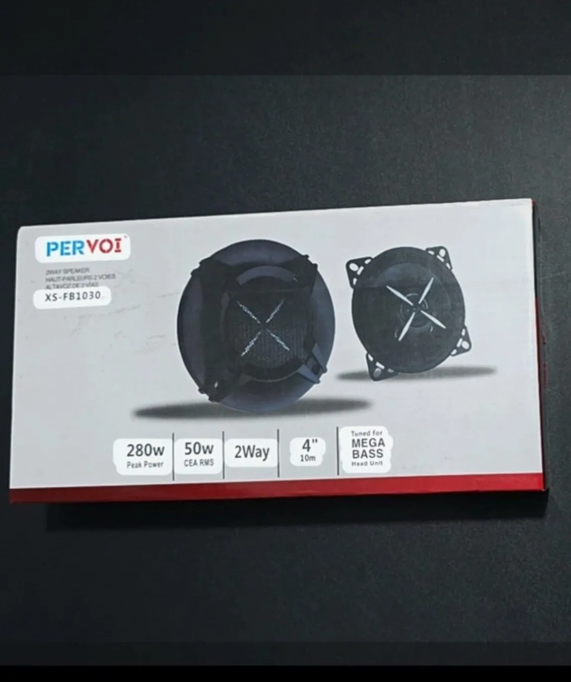 Σετ Ηχεία Αυτοκινήτου | PerVoi XS-FB1030 4" με 50W RMS 2 Δρόμων