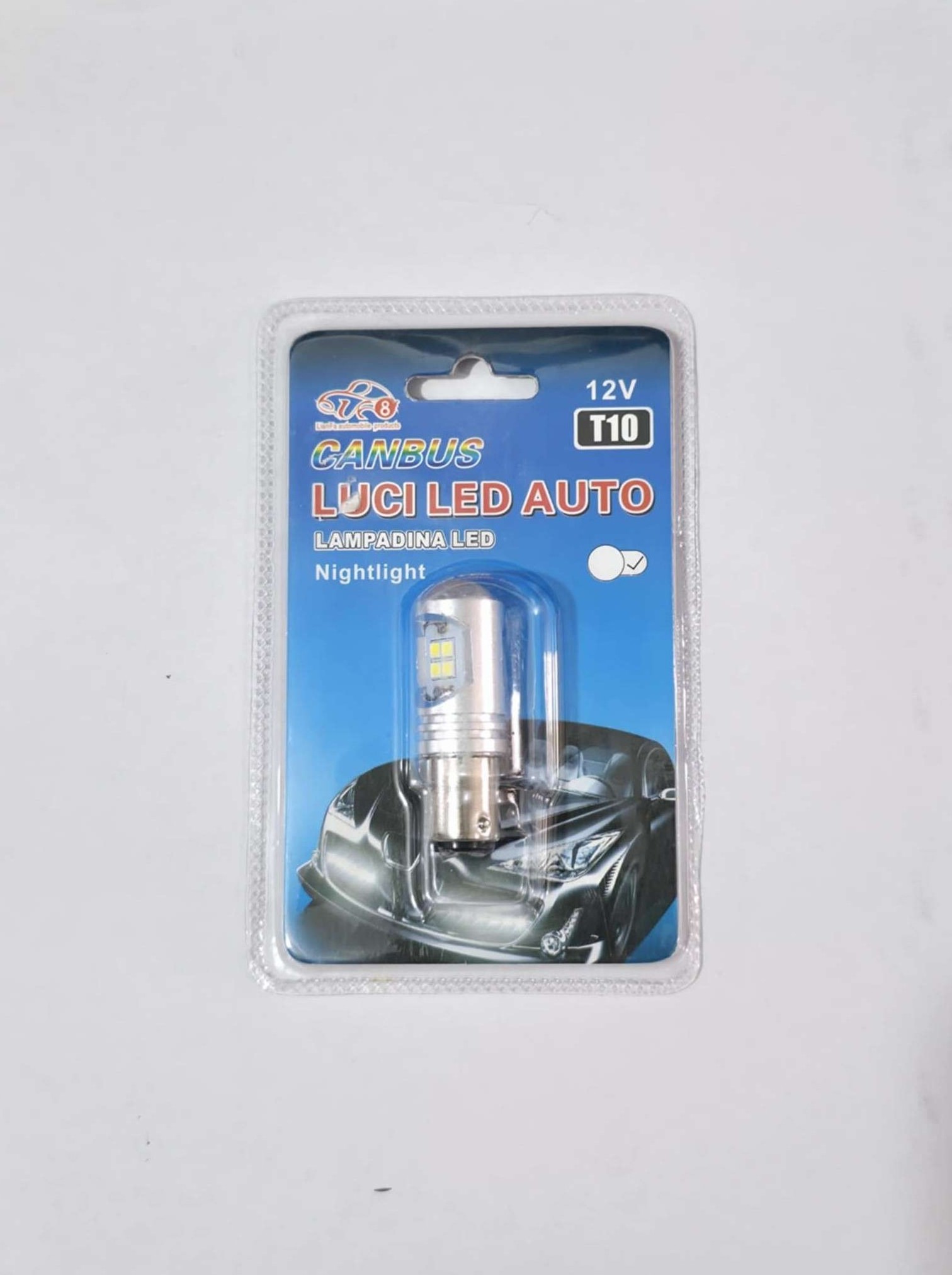 LED Λάμπα T10 12V για Αυτοκίνητο – Με Υποστήριξη CANBUS, Χωρίς Σφάλματα | Λευκό Φως, 1 Τεμάχιο