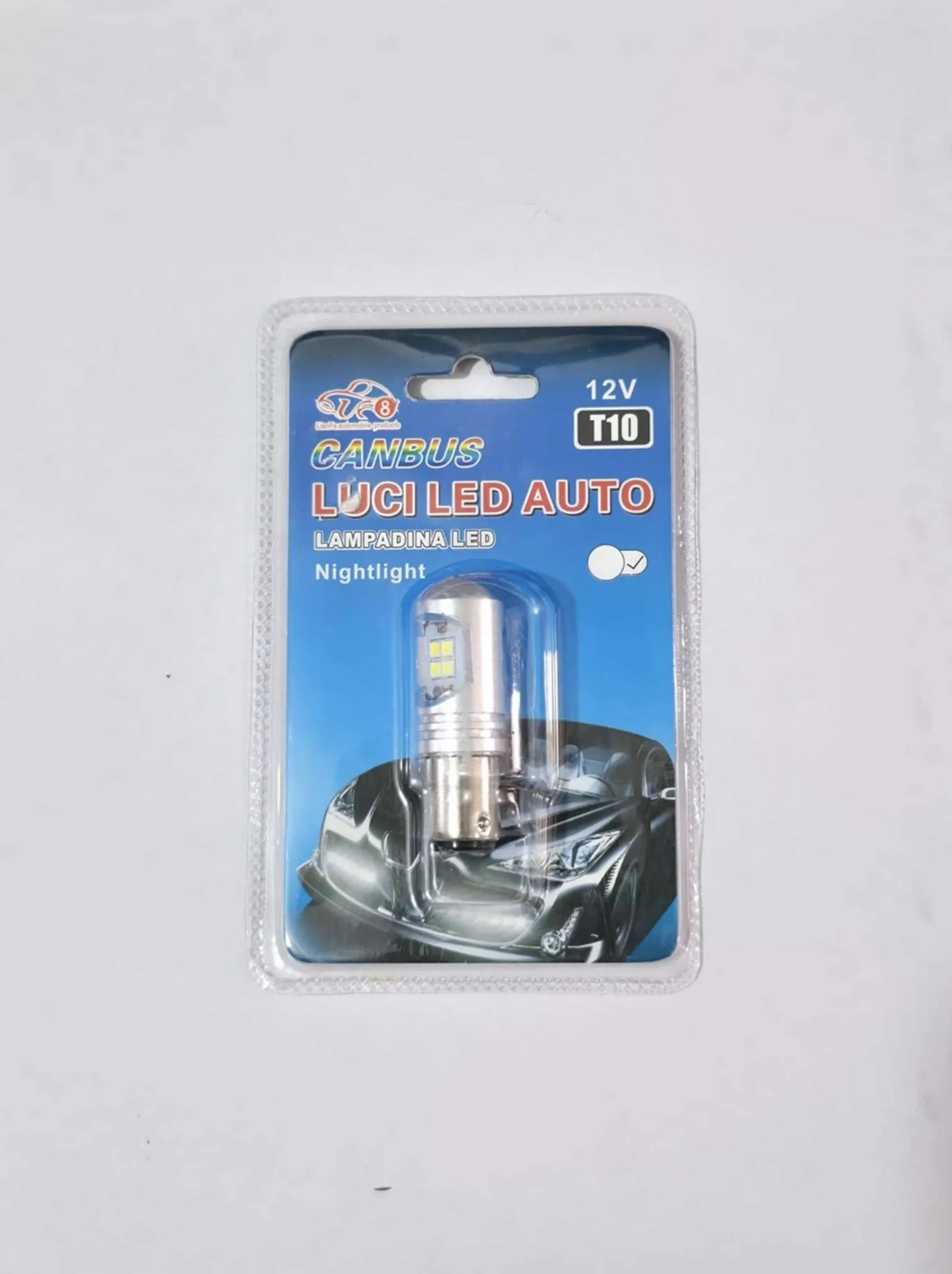LED Λάμπα T10 12V για Αυτοκίνητο – Με Υποστήριξη CANBUS, Χωρίς Σφάλματα | Λευκό Φως, 1 Τεμάχιο