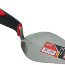 Μυστρί Τριγωνικό 180mm με Μεταλλική Λάμα & Πλαστική Αντιολισθητική Λαβή