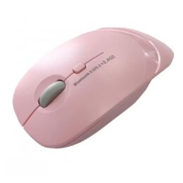 Ασύρματο Ποντίκι Ροζ – Bluetooth | 3.0/5.2 & 2.4GHz, Εργονομικό | Τριπλή Συνδεσιμότητα