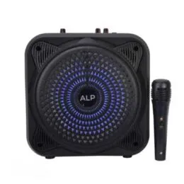 Φορητό Bluetooth Ηχείο par5083 | με Μικρόφωνο, USB/SD, Ραδιόφωνο FM & LED Φωτισμό – Μαύρο