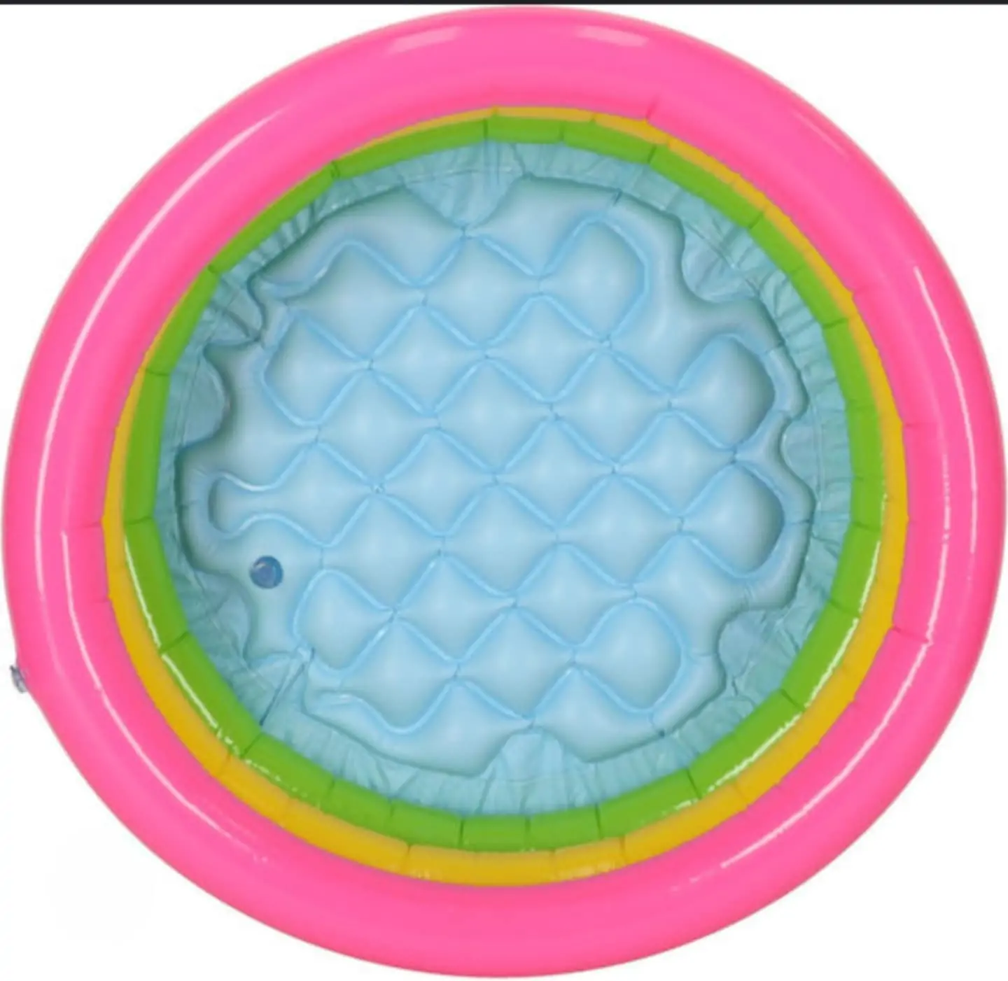 INTEX Παιδική Φουσκωτή Πισίνα | Rainbow Ring Pool  – 168x46cm | Πολύχρωμη με Μαλακό Πάτο - Image 4
