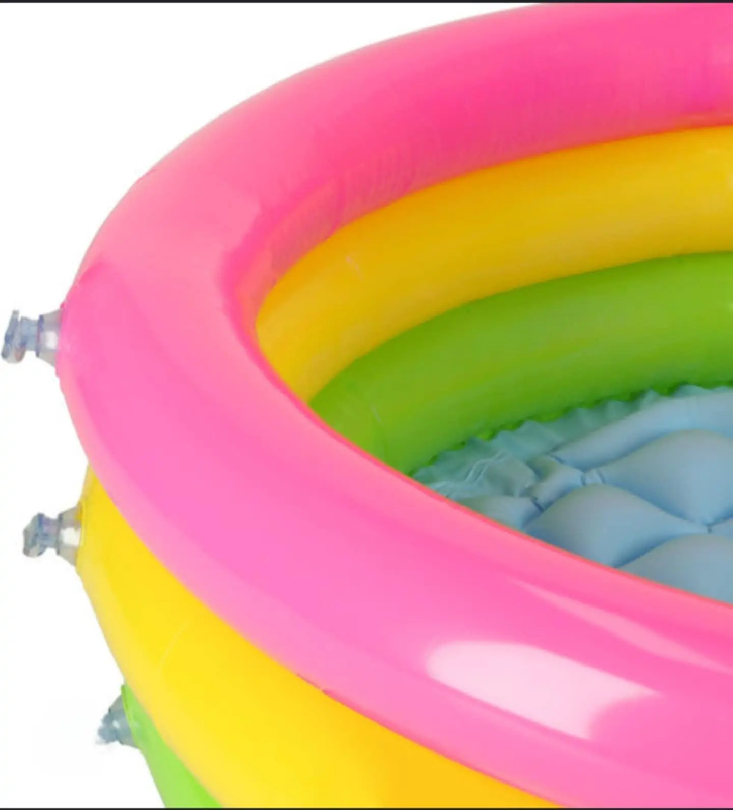 INTEX Παιδική Φουσκωτή Πισίνα | Rainbow Ring Pool  – 168x46cm | Πολύχρωμη με Μαλακό Πάτο - Image 5