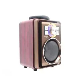 Bluetooth Ξύλινο Retro RX-199AC | Ραδιόφωνο με TWS, FM, USB/TF και Disco Light – 6.2W