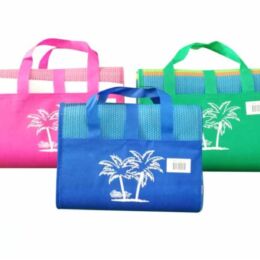 Ψάθα Παραλίας Βαλιτσάκι 180x90cm από Ναύλον – Χρωματιστή & Αναδιπλούμενη