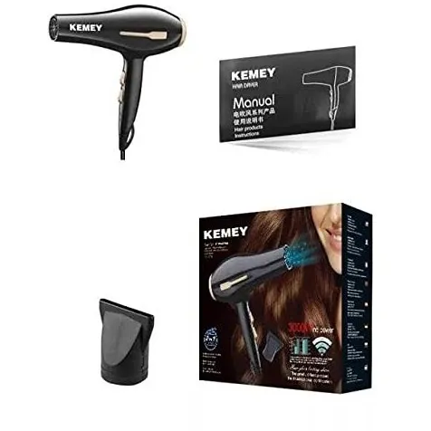 Kemei KM-2376 Πιστολάκι Μαλλιών 2400W | με 2 Ταχύτητες & 3 Επίπεδα Θερμοκρασίας – Τεχνολογία Ιονισμού - Image 3