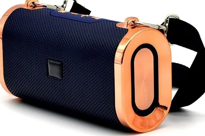 Φορητό Ασύρματο Ηχείο Bluetooth Jacgood με Λουρί, Ραδιόφωνο & Υποστήριξη TF Card – Γκρι - Image 4