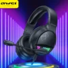 Gaming Ακουστικά Awei GM-3 | με RGB Φωτισμό & Μικρόφωνο – | 50mm Driver, Μαύρα - Image 4