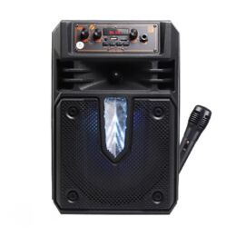 Ηχείο Karaoke KTS-1631 Bluetooth 10W | με Μικρόφωνο, FM, USB/TF και LED Φωτισμό
