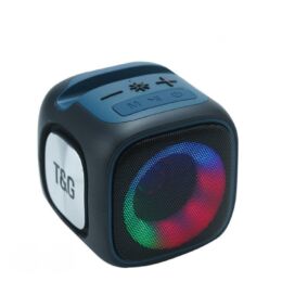 Ηχείο Bluetooth T&G TG-359 10W Μπλε | με Ραδιόφωνο, USB/TF, LED Φωτισμό και Βάση Κινητού