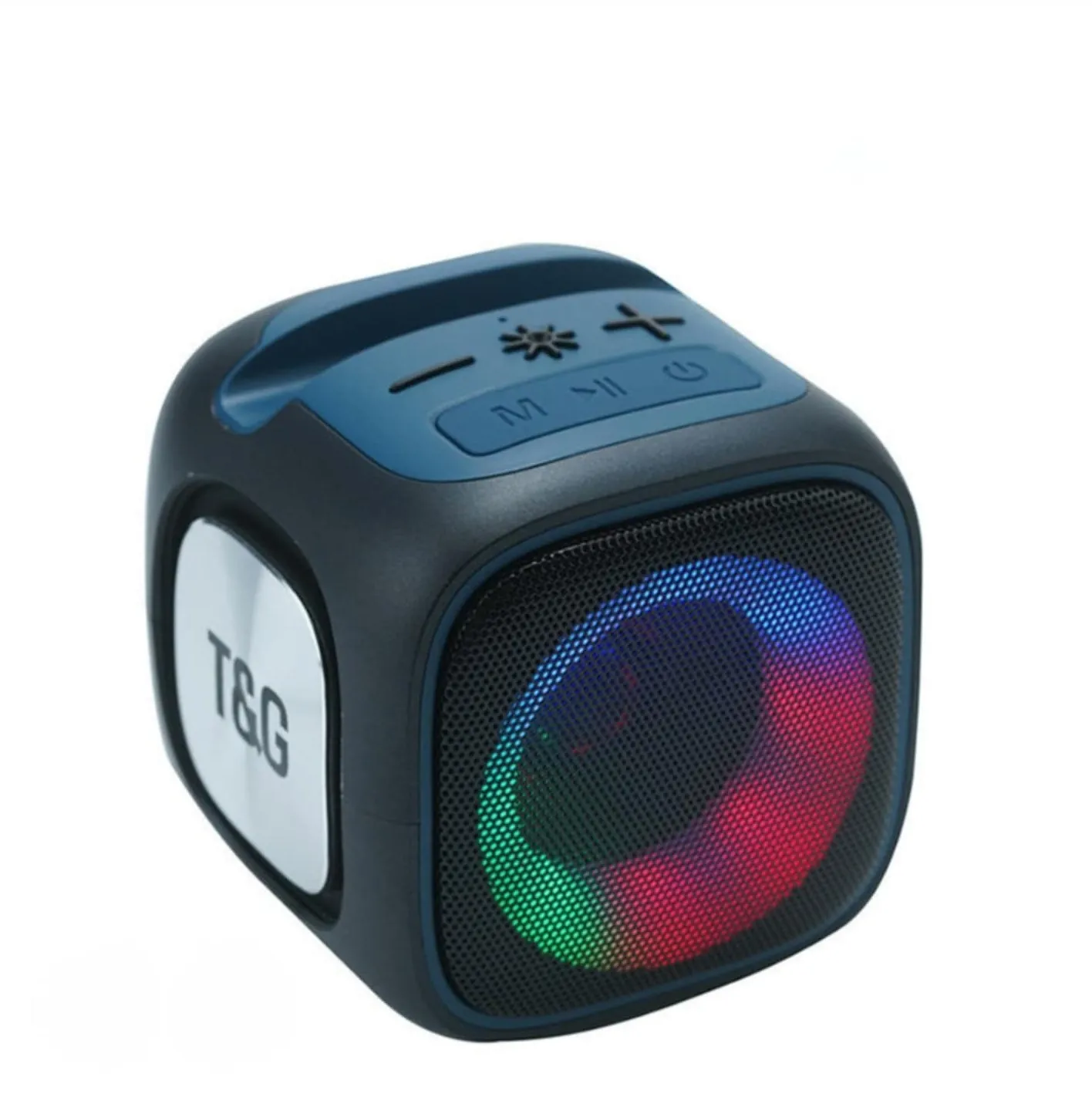 Ηχείο Bluetooth T&G TG-359 10W Μπλε | με Ραδιόφωνο, USB/TF, LED Φωτισμό και Βάση Κινητού
