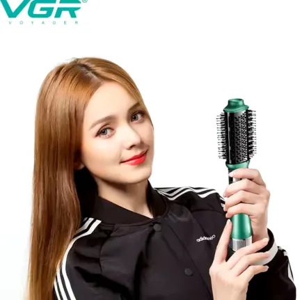 Σετ Πιστολάκι & Βούρτσες Μαλλιών | VGR V-493 4 σε 1 – 1000W | με Αποσπώμενες Κεφαλές για Στέγνωμα, Ίσιωμα & Όγκο - Image 4