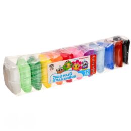 Σετ Πλαστελίνης 12 Χρωμάτων – Μαλακή, Ελαφριά και Εύπλαστη