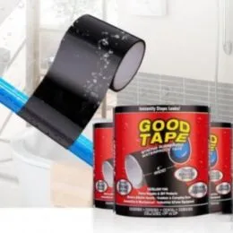 Αδιάβροχη Ταινία Επισκευών GOOD TAPE 10cm x 1.52m – Μαύρη | Για Σωλήνες, Πισίνες, Δεξαμενές