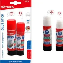 Σετ Κόλλες Stick MOTARRO 21g + 15g – 2 Τεμάχια Χωρίς Διαλύτες (MK009-2)