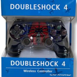Ασύρματο Χειριστήριο Doubleshock 4 V2 για PS4 – Συμβατό με PS TV & PS Now, Σχέδιο Spider