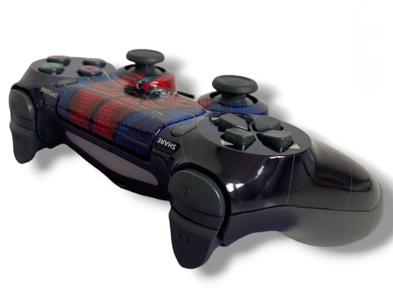 Ασύρματο Χειριστήριο Doubleshock 4 V2 για PS4 – Συμβατό με PS TV & PS Now, Σχέδιο Spider - Image 6
