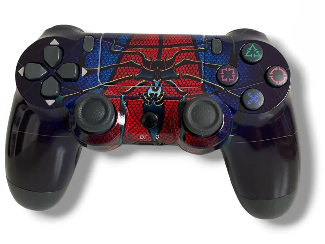 Ασύρματο Χειριστήριο Doubleshock 4 V2 για PS4 – Συμβατό με PS TV & PS Now, Σχέδιο Spider - Image 3