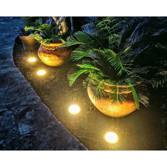 Ηλιακό LED Φωτιστικό Εδάφους J-01 | Ανοξείδωτο με Αισθητήρα Ημέρας-Νύχτας - Image 2