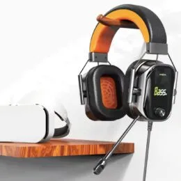 Gaming Ακουστικά MOXOM MX-EP47 GM | με RGB & Μικρόφωνο – Surround Ήχος, 3.5mm + USB, Μαύρα