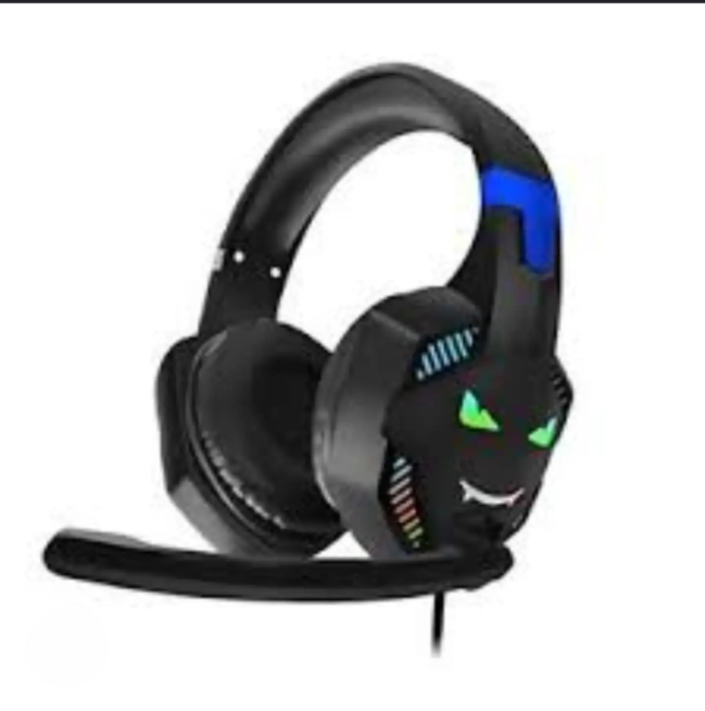 Gaming Ακουστικά GM1000 με RGB Φωτισμό & Μικρόφωνο – 4D Bass, Μαύρα - Image 2