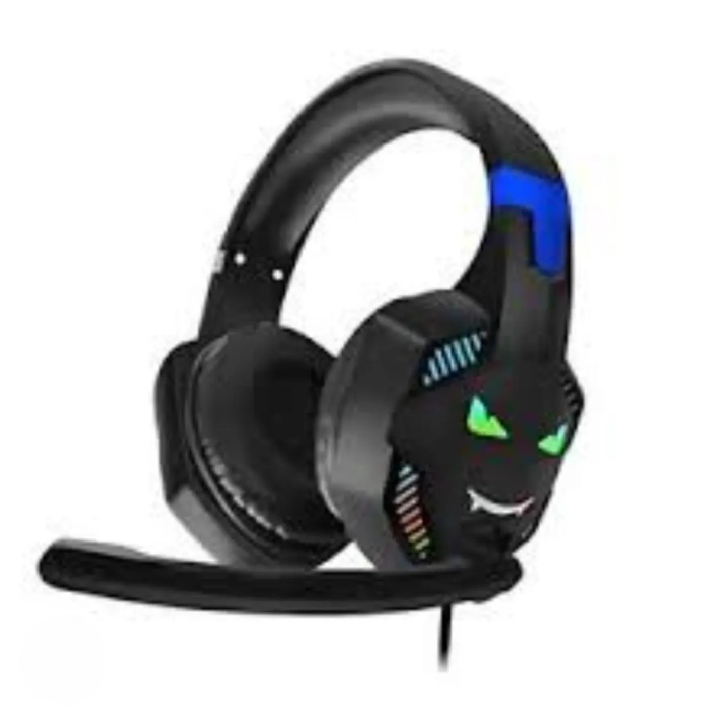 Gaming Ακουστικά GM1000 με RGB Φωτισμό & Μικρόφωνο – 4D Bass, Μαύρα