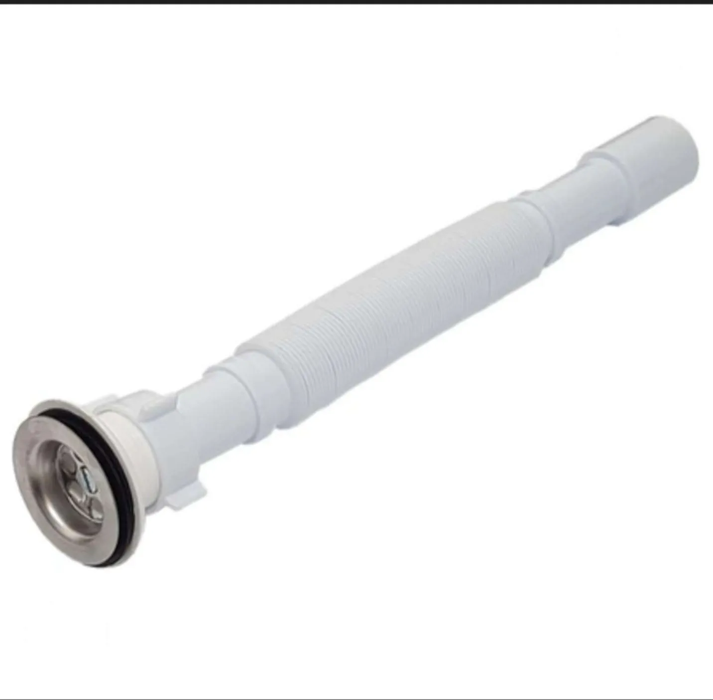 Εύκαμπτο σιφόνι νιπτήρα | με βαλβίδα inox 1¼ 45-85cm