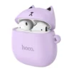 Hoco EW45 Cute Cat TWS Bluetooth Ακουστικά με Μικρόφωνο & Θήκη Φόρτισης – Λιλά - Image 2