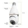 Έξυπνη Wi Fi Panoramic Κάμερα PST F1 3 MP E27 – Tuya Smart, Pan Tilt, 360° - Image 2