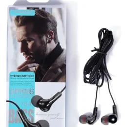 Ακουστικά In-Ear Treqa EP-764 Handsfree με Βύσμα Jack 3.5mm και Μικρόφωνο – Μαύρα
