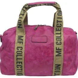 Γυναικείο Σακ Βουαγιάζ Gift-me 40x22x22cm από Vegan Δέρμα – Φούξια