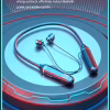 Bluetooth Ακουστικά Λαιμού ZHUTA YD Pink Halterneck με Μαγνητικά Earbuds και Ψηφιακή Οθόνη – Ροζ - Image 2