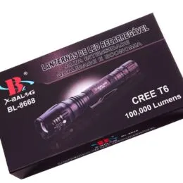 X-BALSG BL-8668 Επαναφορτιζόμενος Τακτικός Φακός LED CREE T6 100.000 Lumens με Αξεσουάρ – 300m+