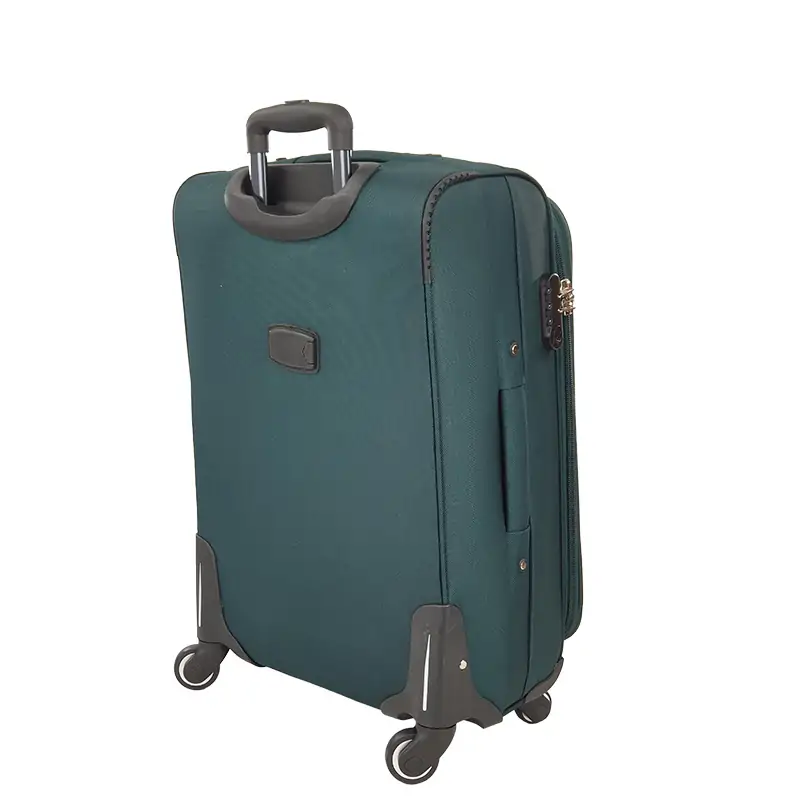 Σετ Υφασμάτινες Βαλίτσες Playbags FW877 (3 Τεμαχίων) – Πράσινο | με 4 Ρόδες & Επέκταση - Image 4