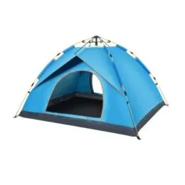Αυτόματη Σκηνή Camping Igloo 3 Ατόμων Μπλε 200x220x140cm με Αντικουνουπική Σίτα και Αεριζόμενη Οροφή